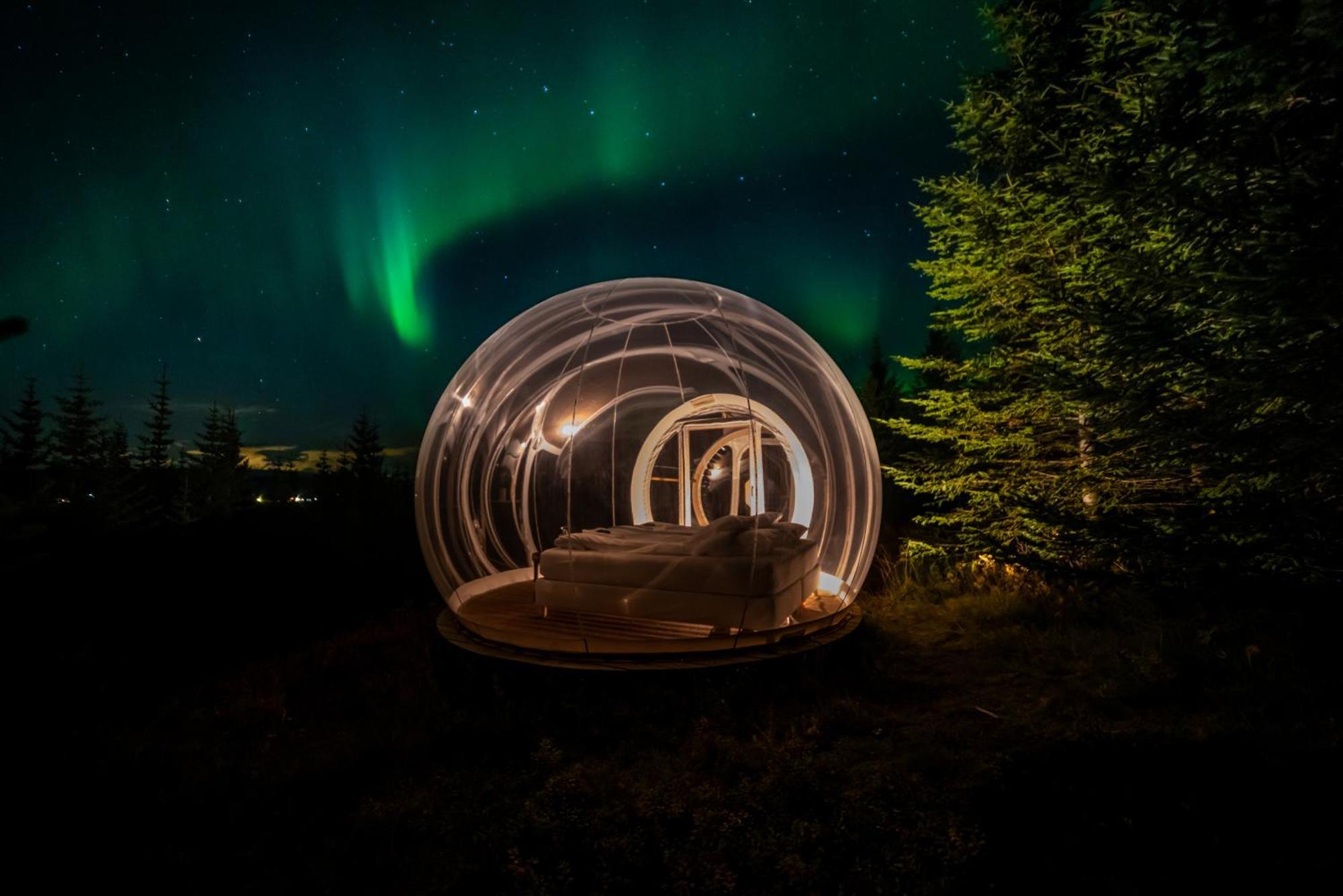 Buubble Hotel - Hrosshagi Selfoss Exterior foto