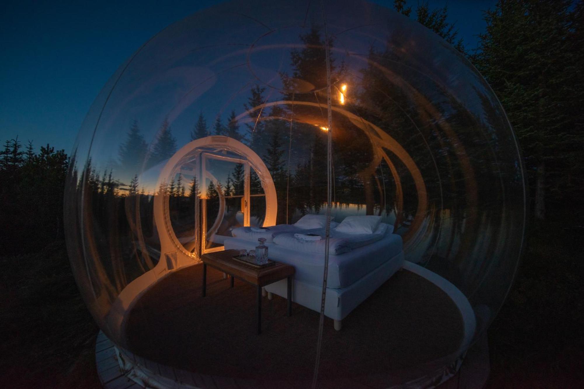 Buubble Hotel - Hrosshagi Selfoss Exterior foto