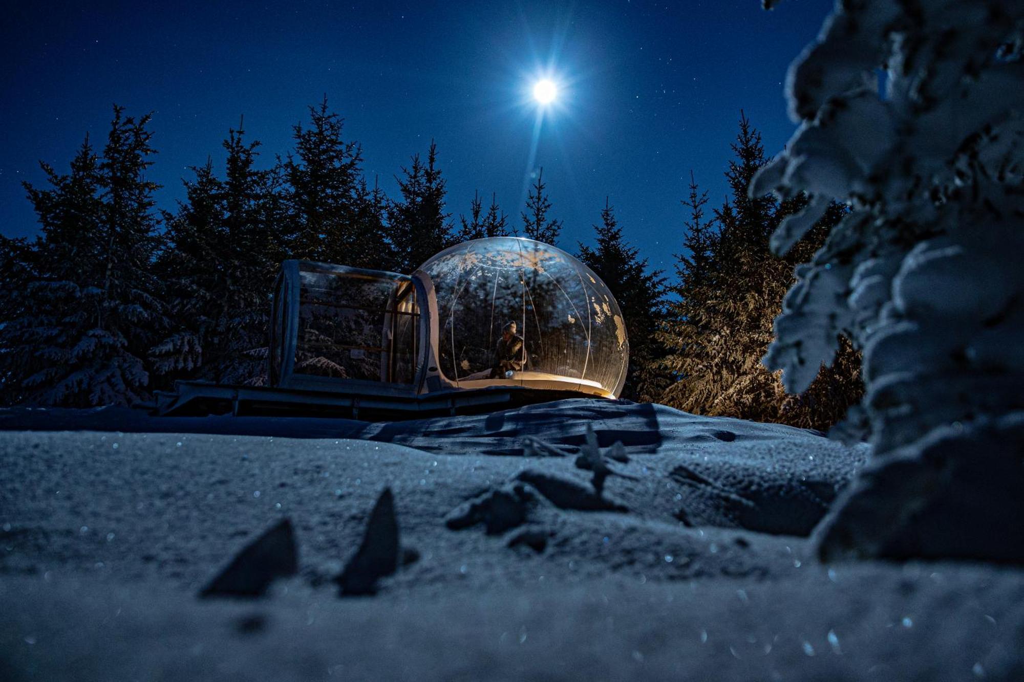 Buubble Hotel - Hrosshagi Selfoss Exterior foto